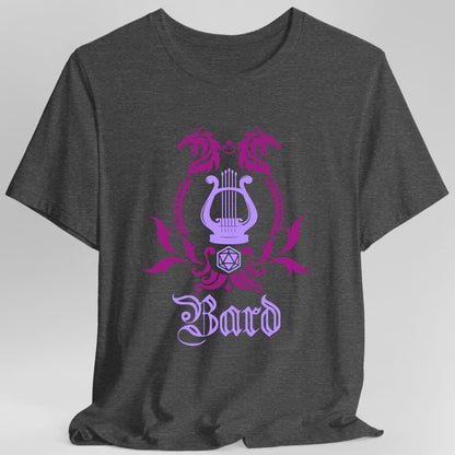 D&D Bard Class Simple Emblem T-Shirt