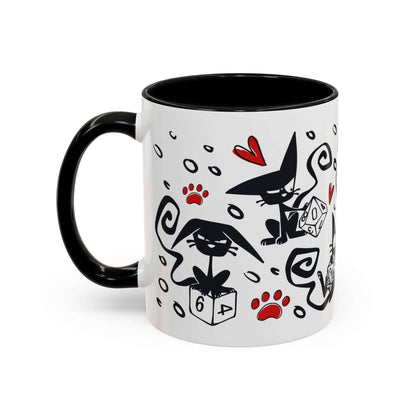 D&D Cat Dice Mug