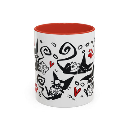 D&D Cat Dice Mug