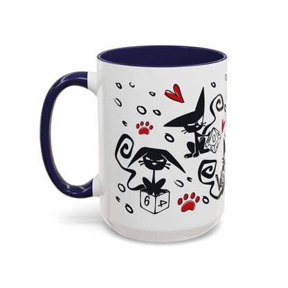 D&D Cat Dice Mug