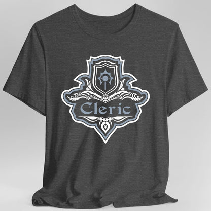 D&D Cleric Class Fancy Emblem T-Shirt