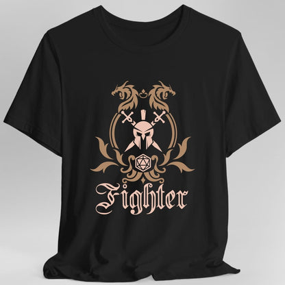 D&D Fighter Class Simple Emblem T-Shirt