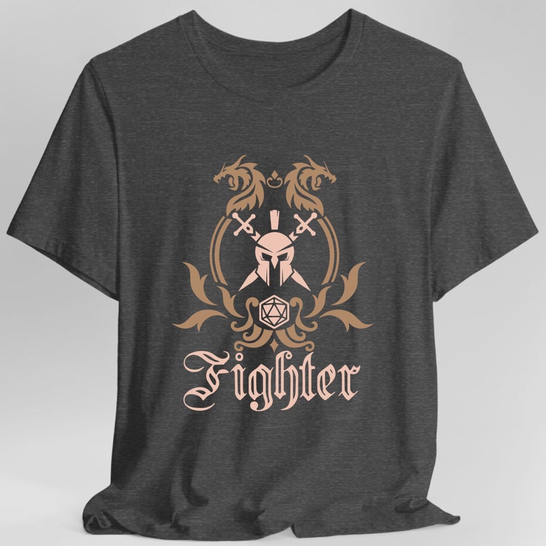 D&D Fighter Class Simple Emblem T-Shirt