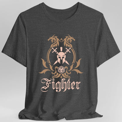 D&D Fighter Class Simple Emblem T-Shirt