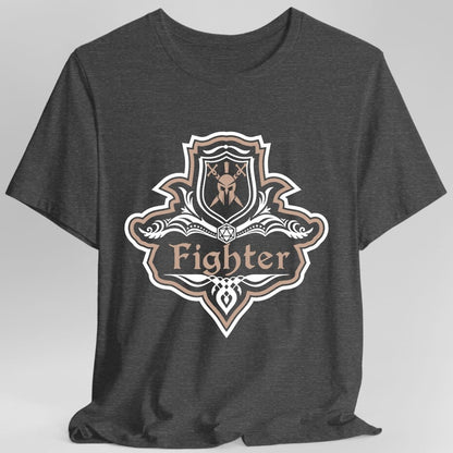 D&D Fighter Class Fancy Emblem T-Shirt