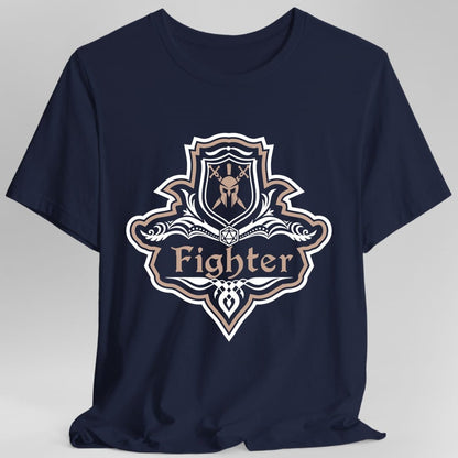 D&D Fighter Class Fancy Emblem T-Shirt