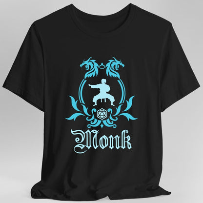 D&D Monk Class Simple Emblem T-Shirt