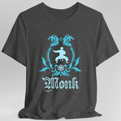 D&D Monk Class Simple Emblem T-Shirt