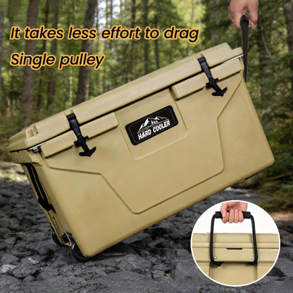 110 Quart Khaki Rotomolded Insulated Ice Chest