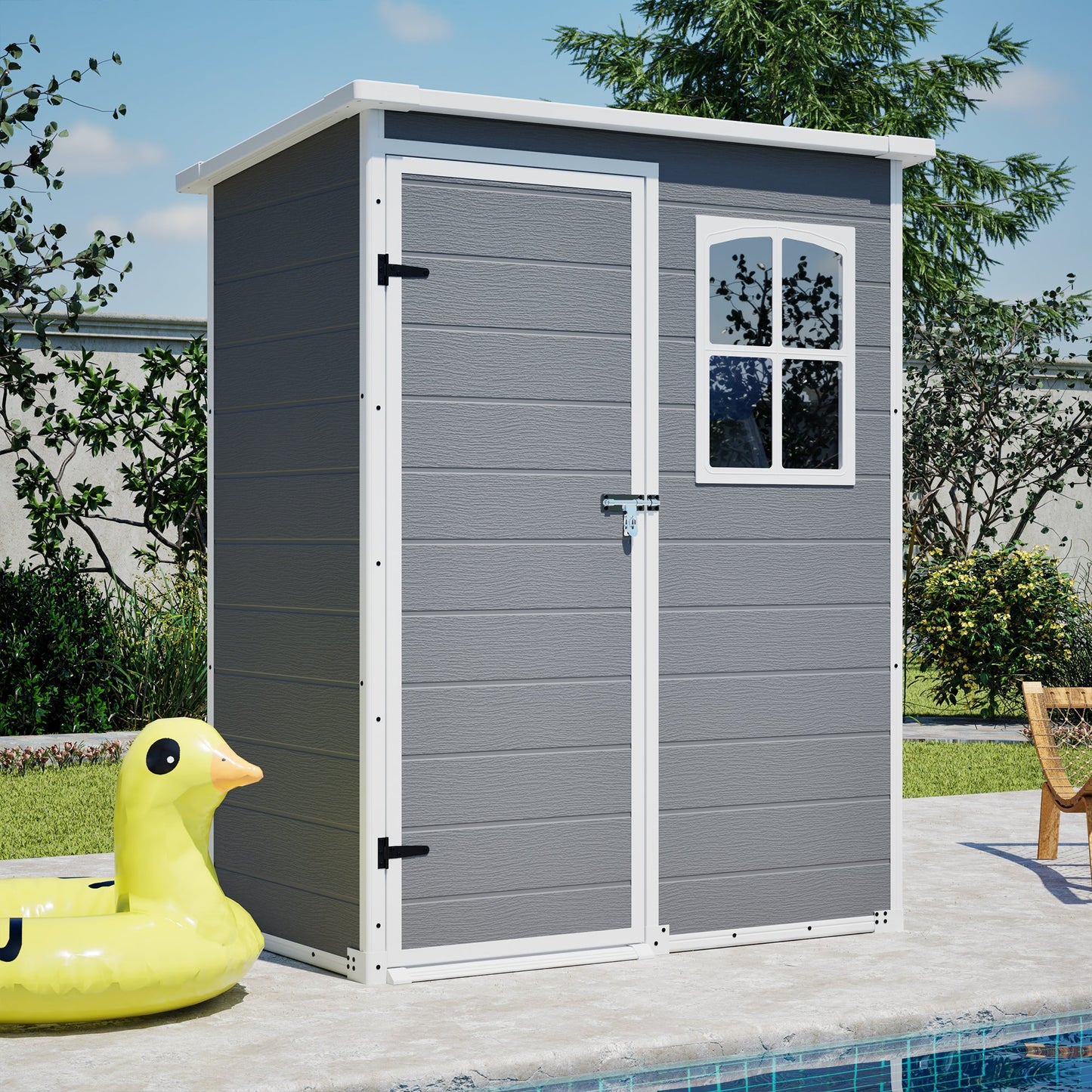 5x3ft Resin Shed