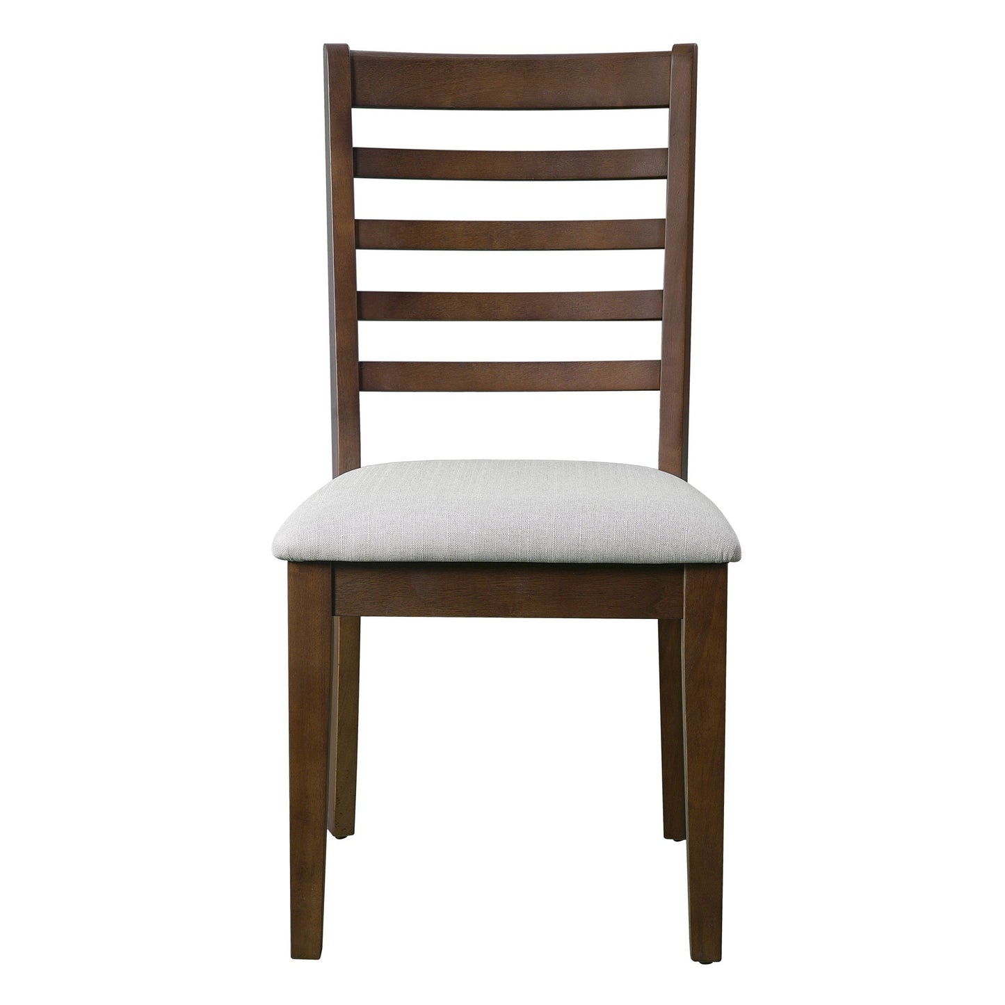 Upholstered Armless Chairs With High Ladder Back