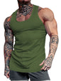 Men's Plus Size Round Neck Tank