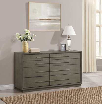 Durango 8-drawer Dresser Taupe Oak