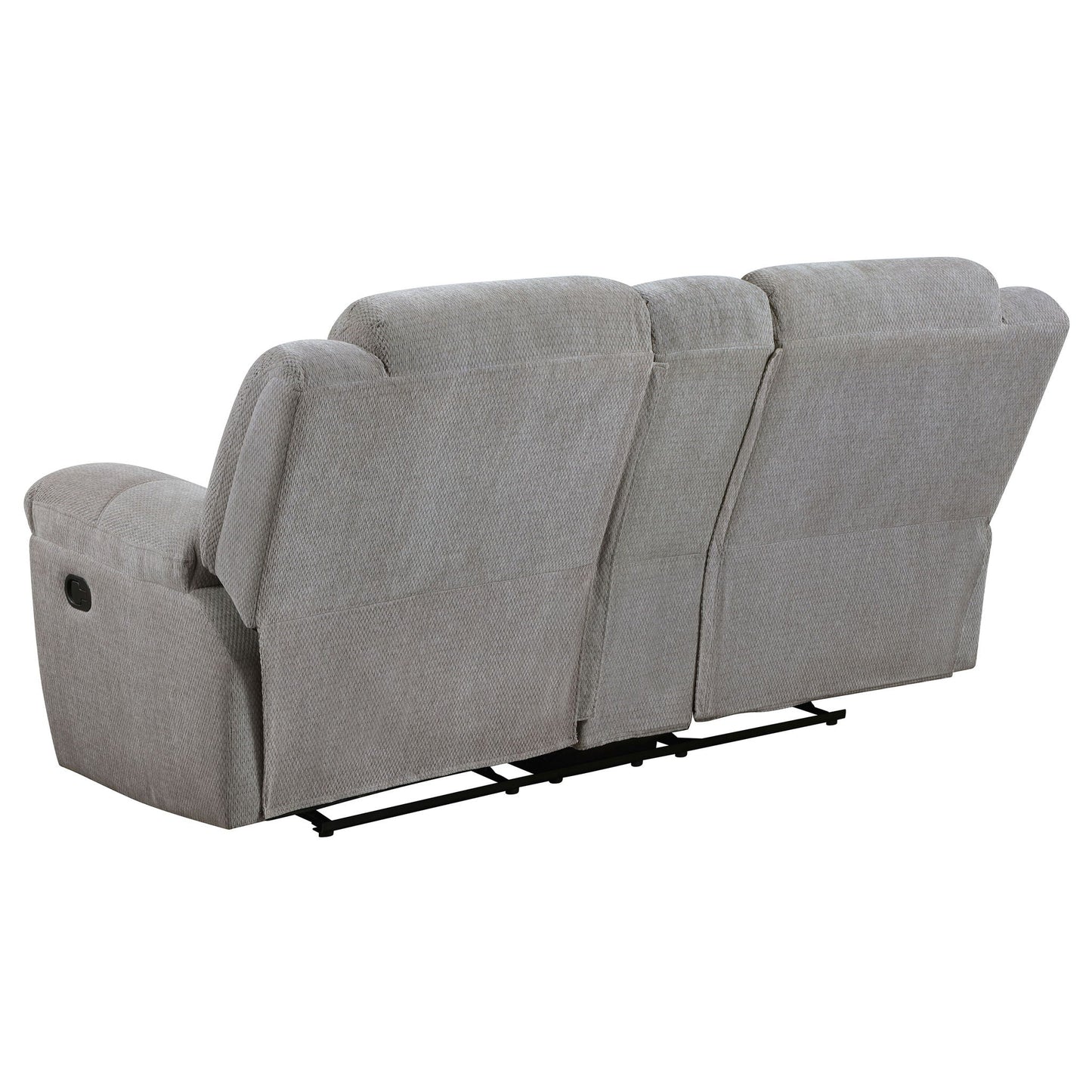Sebring - 2 Piece Upholstered Reclining Sofa Set With Manual Recline - Gray