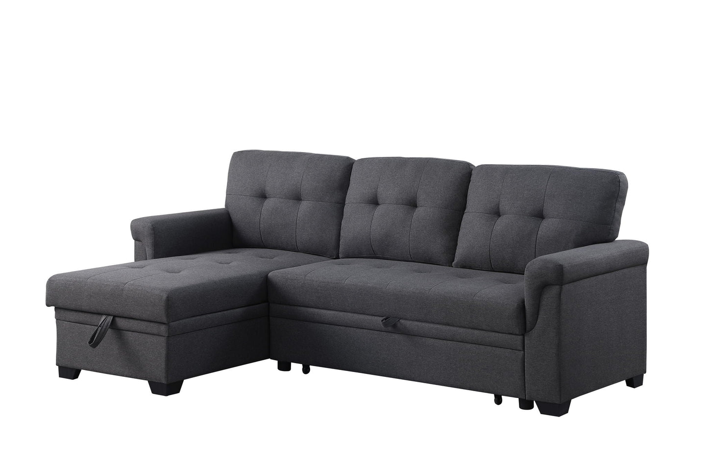 Lucca - Reversible Sleeper Sectional Sofa With Storage Chaise