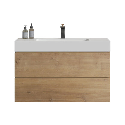 Alice Wall Mounted Bathroom Vanity with Sink
