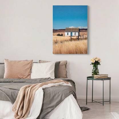 Farmhouse House Wall Art Canvas Print