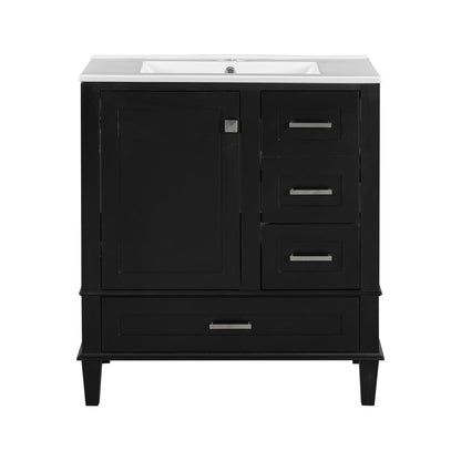 30" Bathroom Vanity with Sink Combo Set