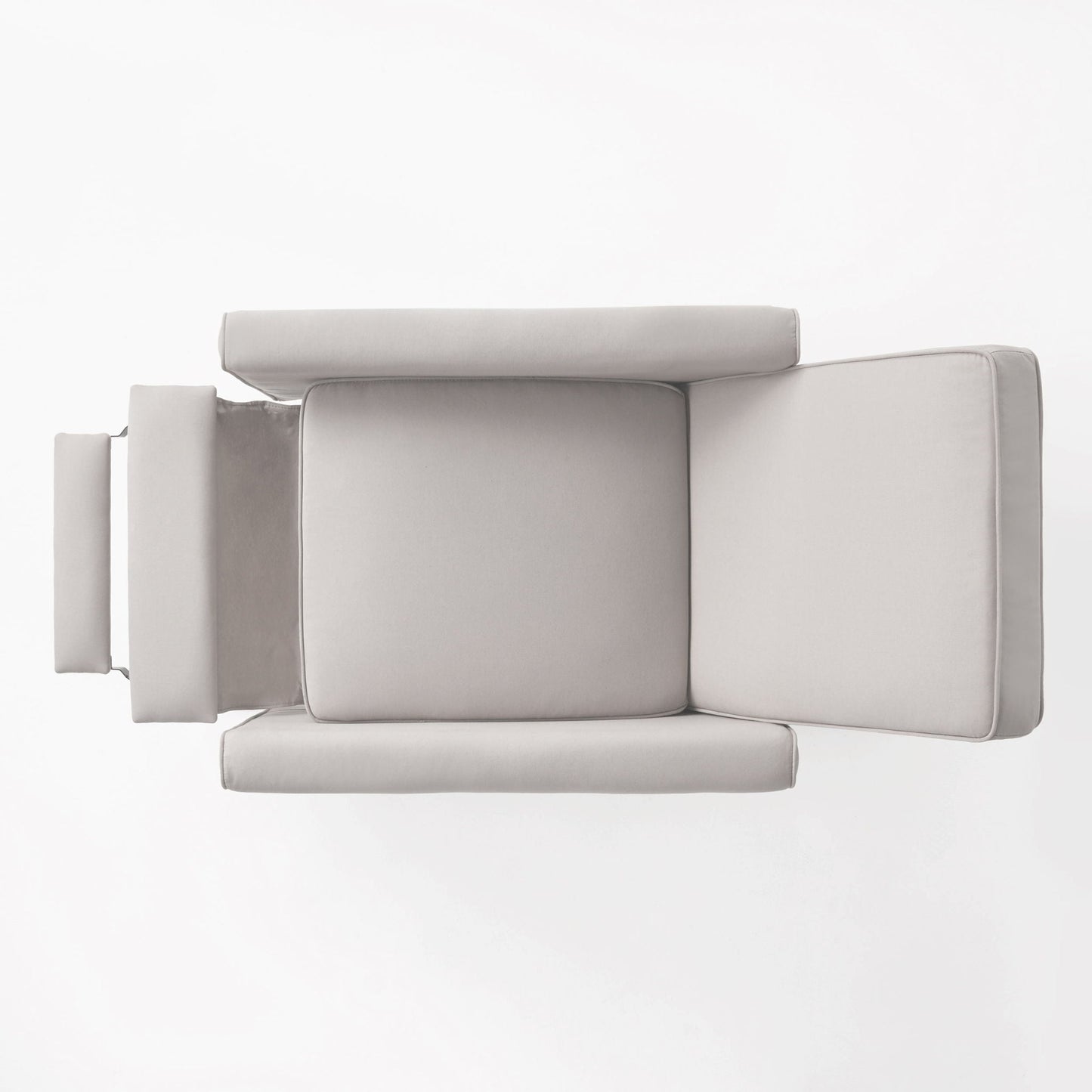 Upholstered Push Back Recliner Chair For Living Room