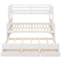 Bunk Bed With Twin Size Trundle And Drawers