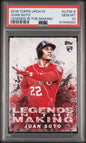 Graded 2018 Topps Update Juan Soto #LITM8 Legends in the Making Rookie RC Baseball Card PSA 10 Gem Mint