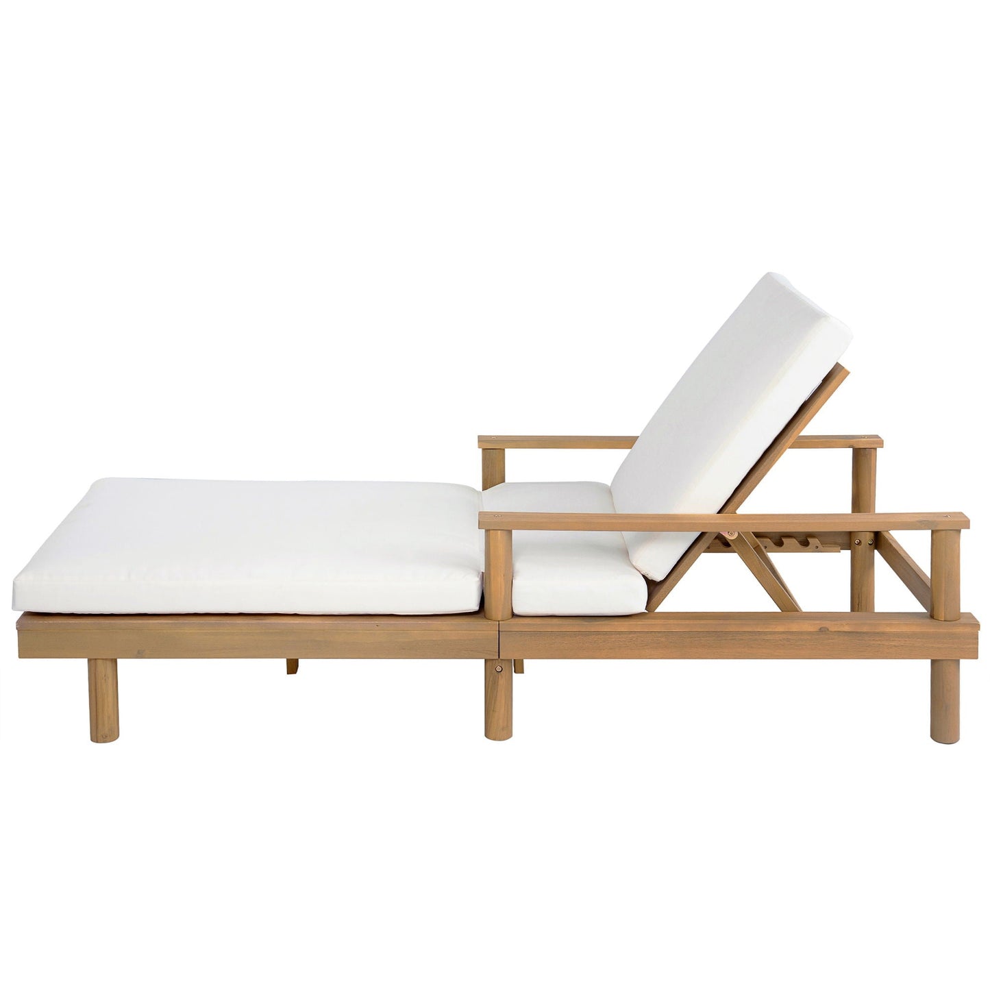 5 Position Adjustable Outdoor Chaise Lounge