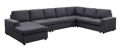Hayden - 7 Seat Reversible Modular Sectional Sofa Chaise