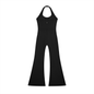 Loki & Ivy Women’s Halter Flared Jumpsuit