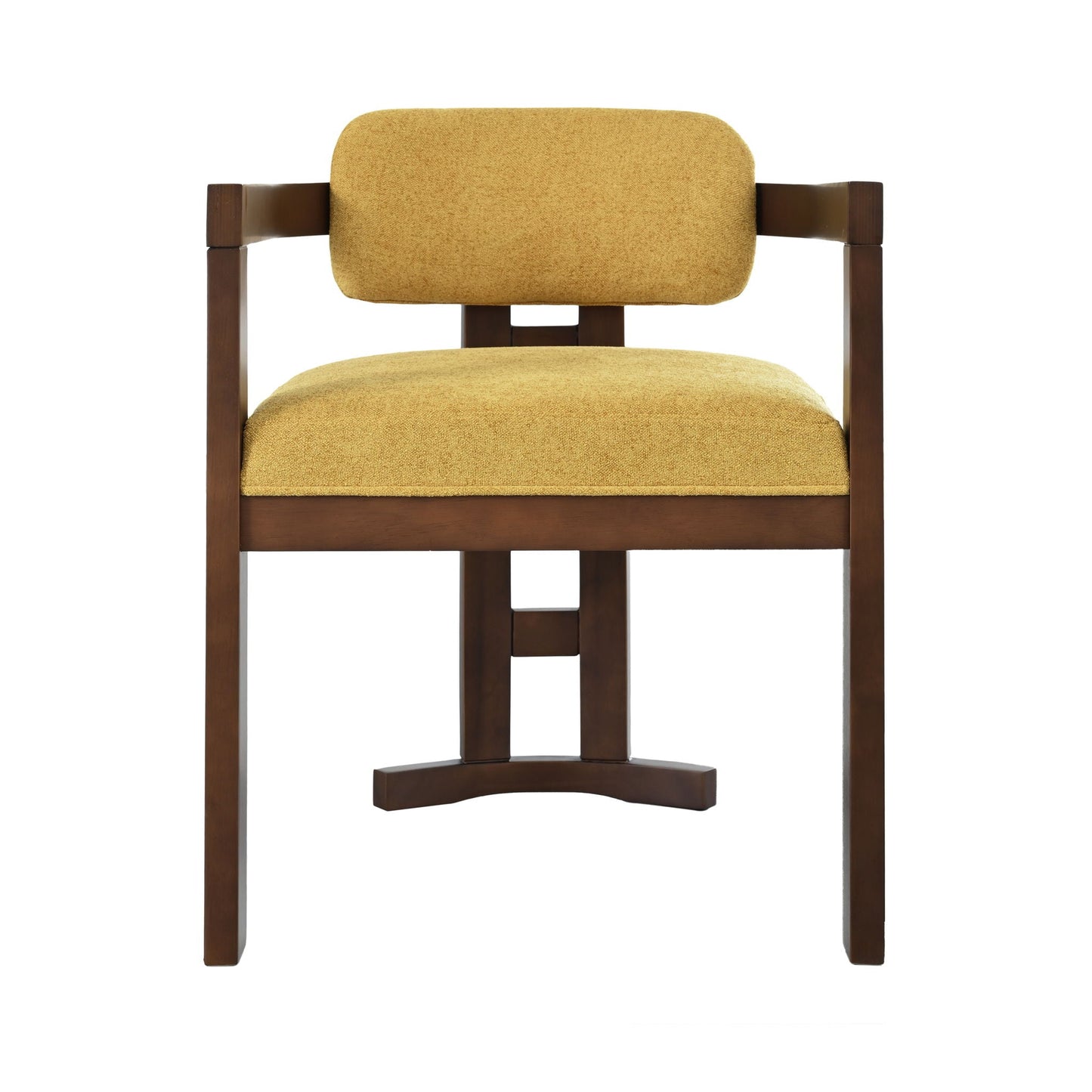Stylish Indoor Upholstered Wood Dining Chair Set of 2