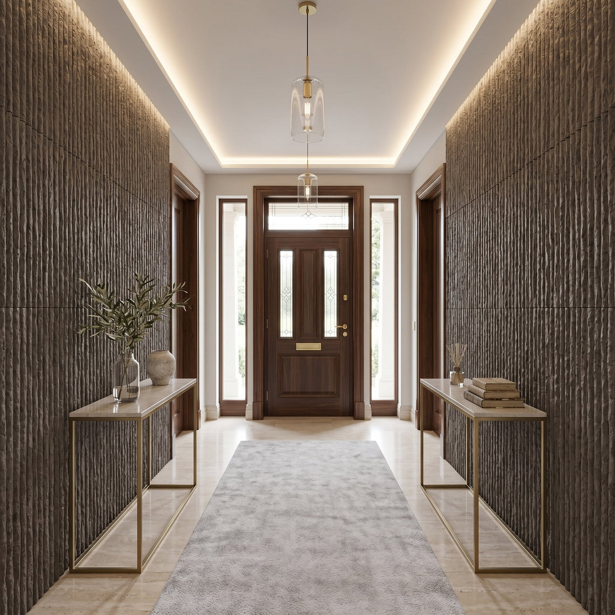 3D Faux Stone Wall Panels - 12 PCS PU Wainscoting