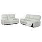 Greenfield 2-piece Power Reclining Sofa Set Dove Grey