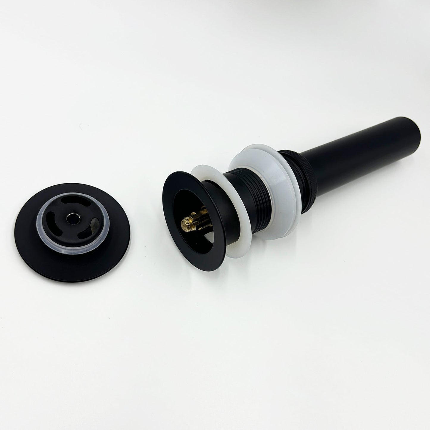 Single Handle Bathroom Sink Faucet with Pop-Up Drain (with Overflow)