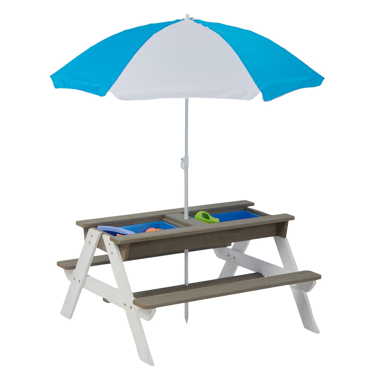 Kids Picnic Table With Sand and Water Table Conversion