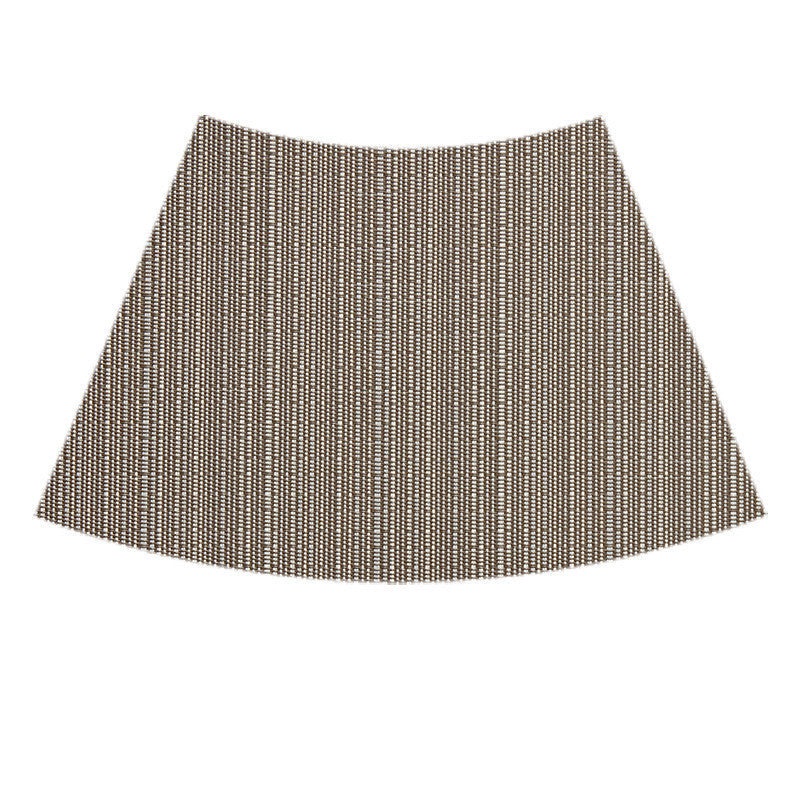 Round Table Fan-shaped Pvc Placemat Heat Insulation