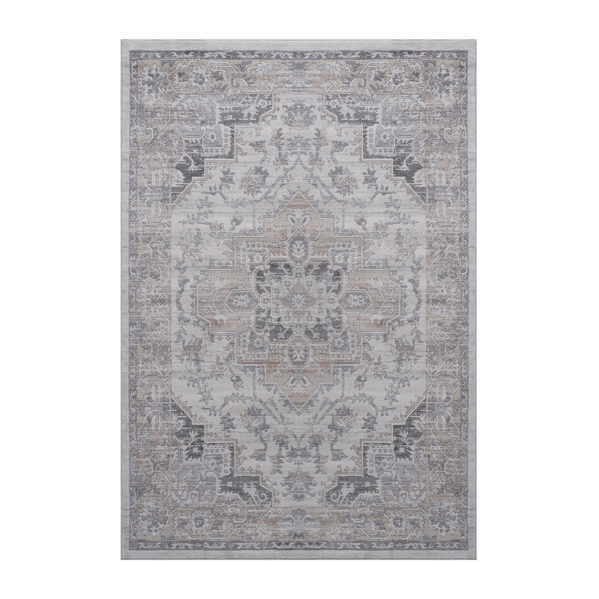 Marfi - 6' X 9' Oriental Area Rug - Ivory / Beige