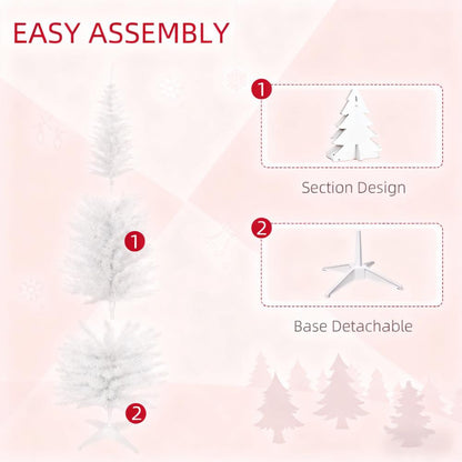 Slim Christmas Tree with Realistic Branches