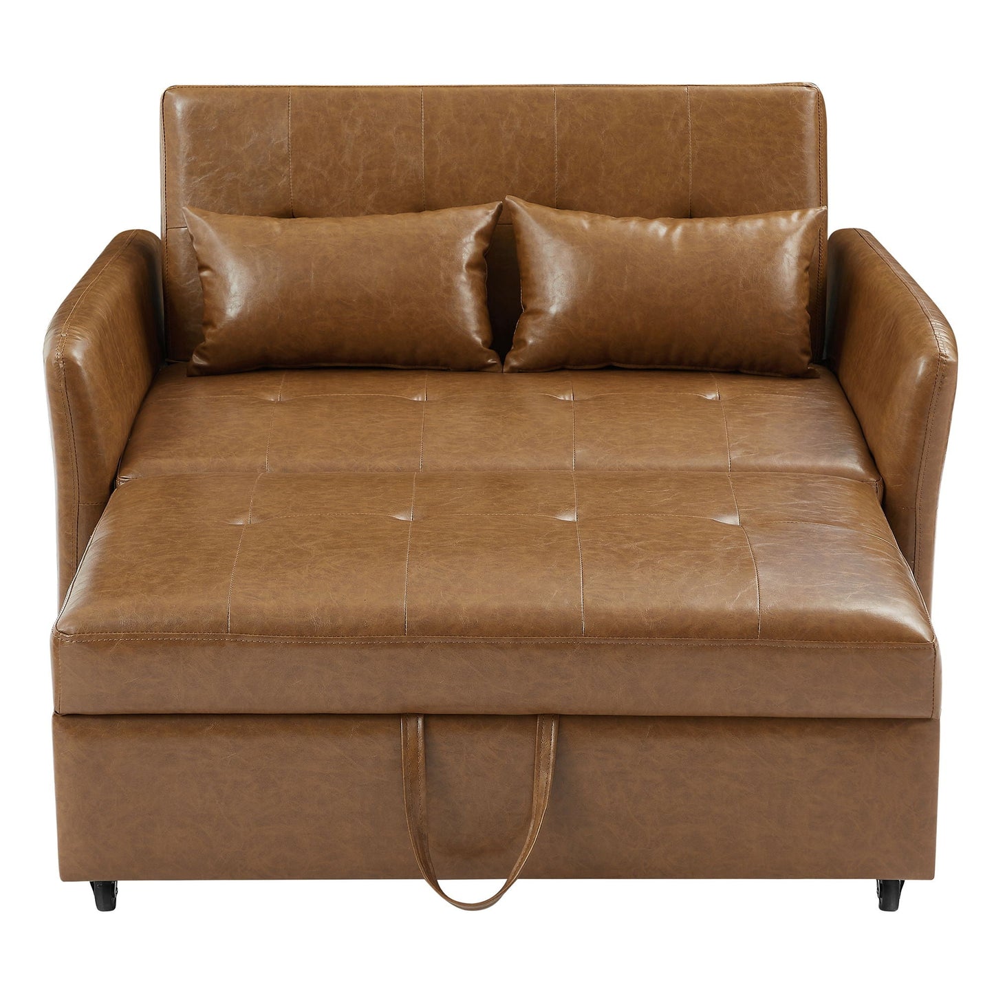 Convertible Sleeper Sofa Bed With 3 USB Ports