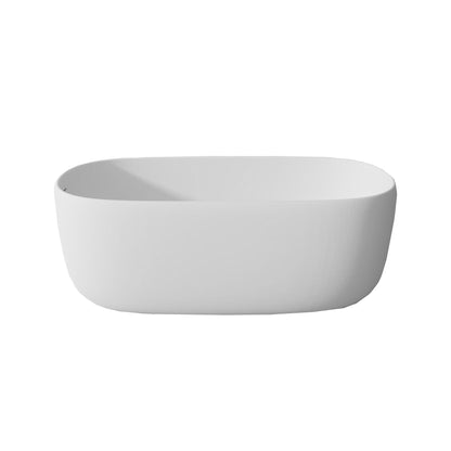 51" Freestanding Bathtub in Matte White