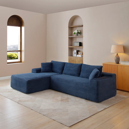 105'' Modular Sectional Sofa with Deep Seat and Chaise