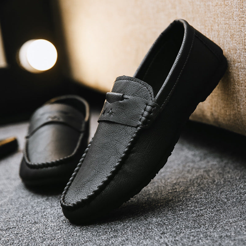 New Casual Summer Breathable Slip On Soft Soled Mens Shoes