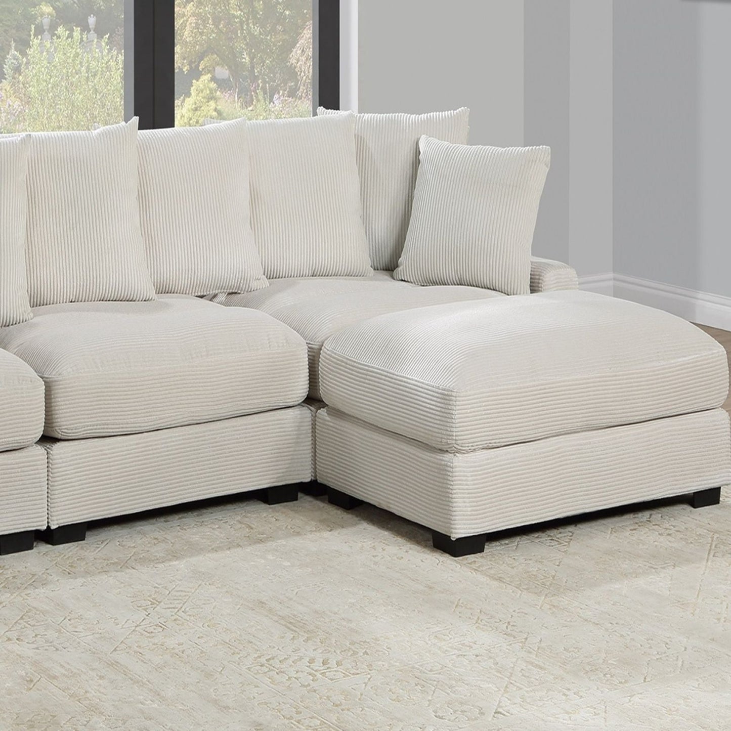 Modular Seating With Pillows