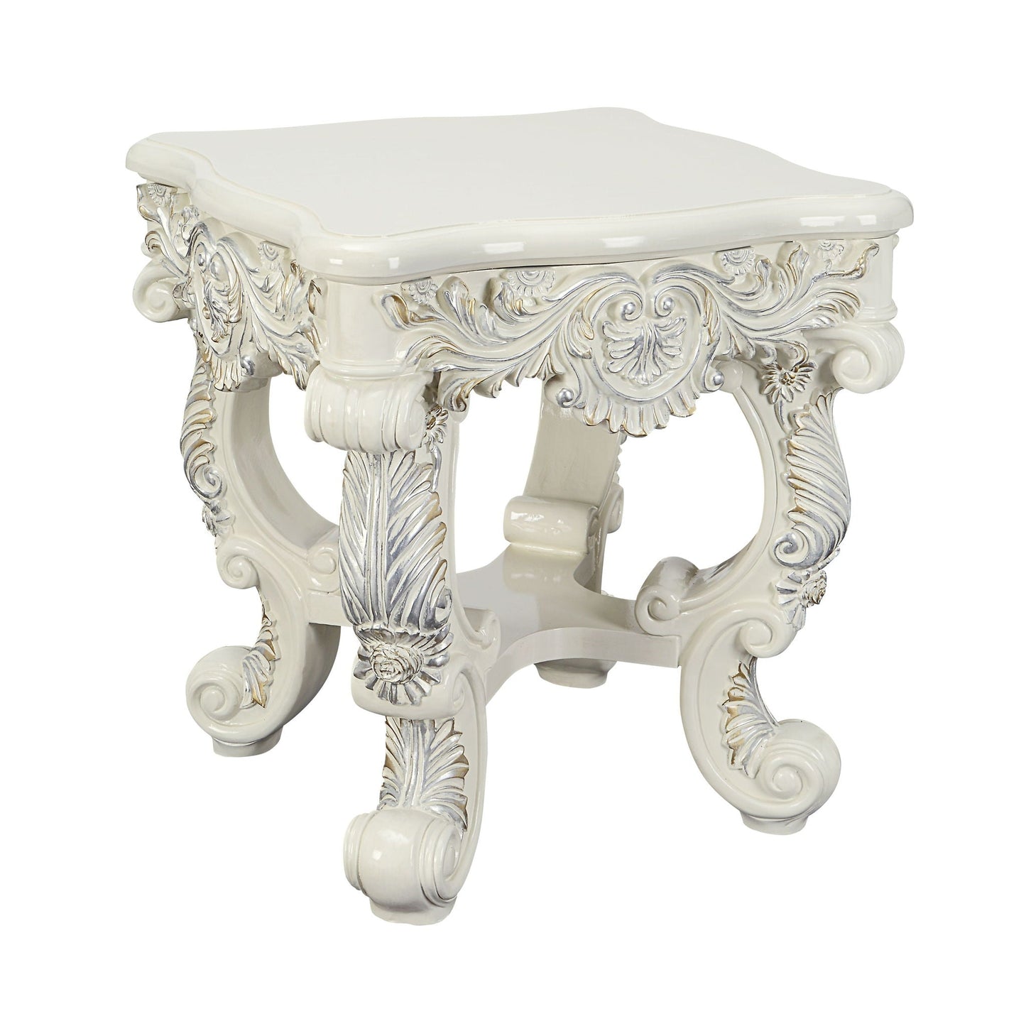 Adara Elegant White Coffee Table