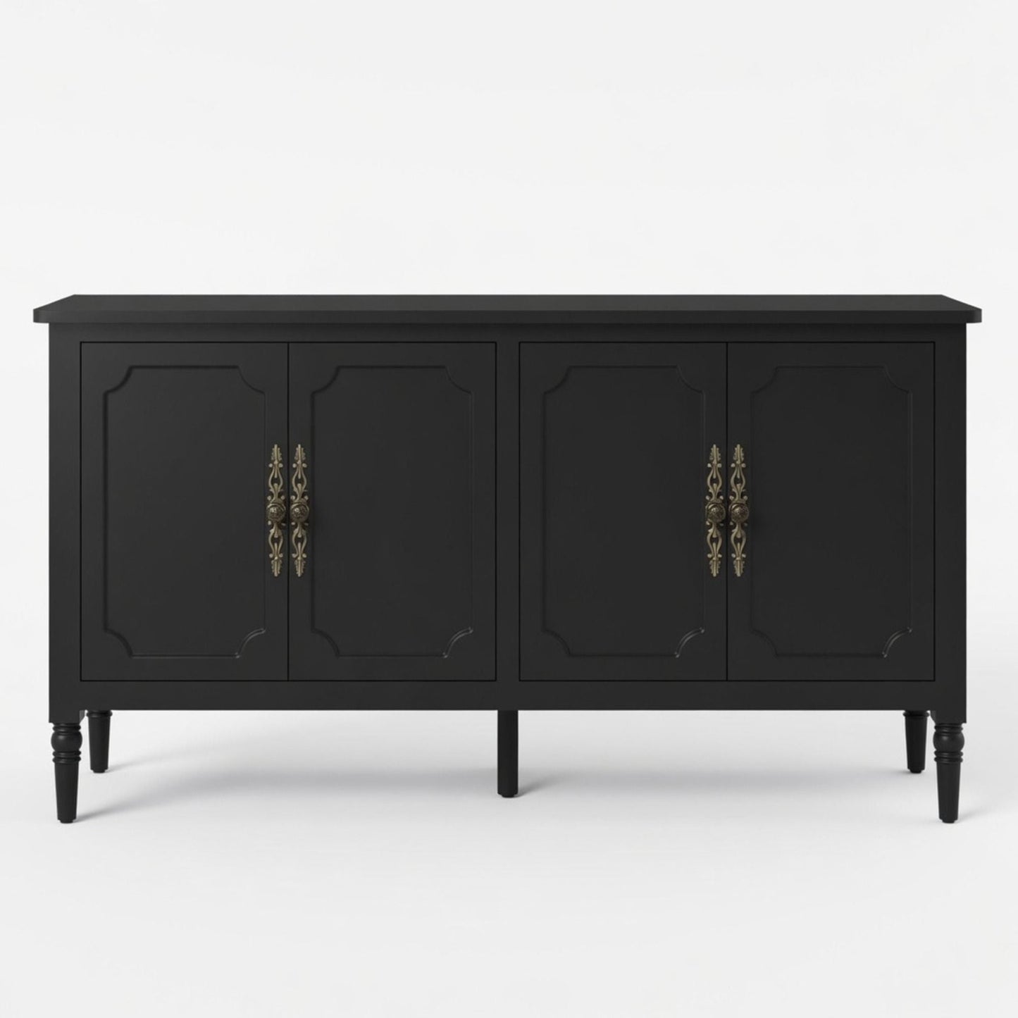 Vintage Buffet Cabinet With Adjustable Shelves