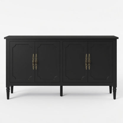 Vintage Buffet Cabinet With Adjustable Shelves
