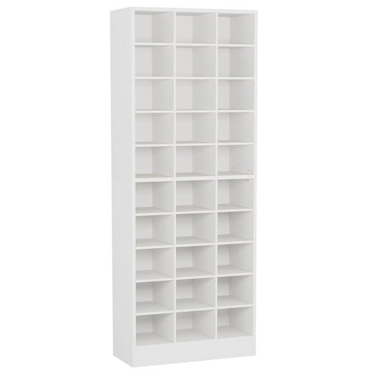 10 Tier Shoe Storage Cabinet With 30 Cubbies