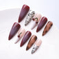 1076 Handmade Nail Wear Nail Art Reusable Press on Nails False Nails