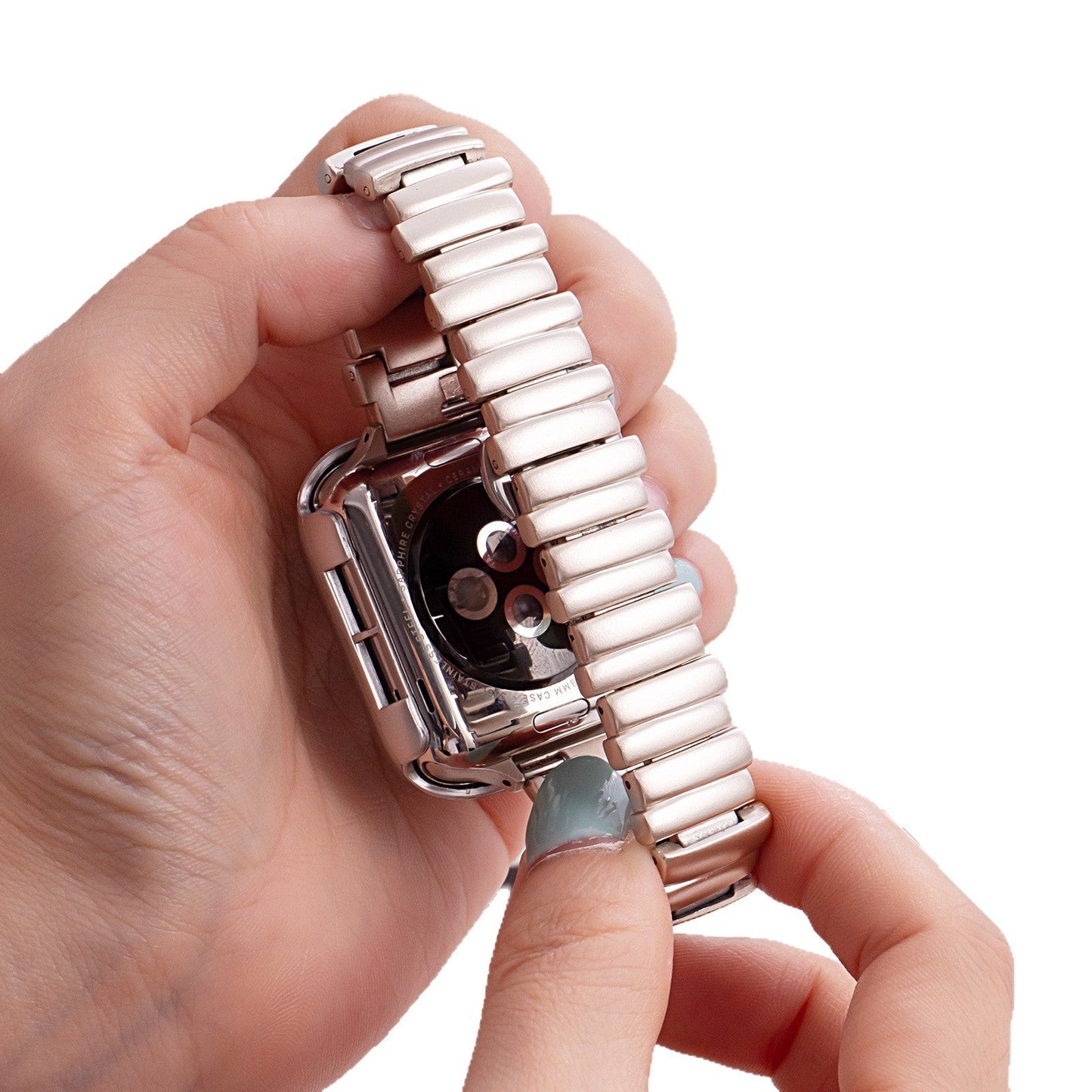 Irregular Strap Stainless Steel Kaleidoscope Watch Strap