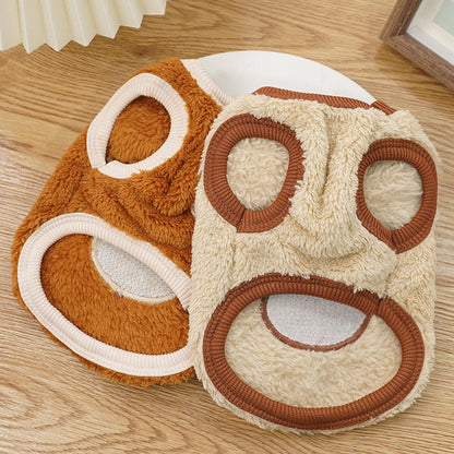 Fleece-lined Warm Pet Dog Clothes