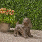 Josie Dog Cast Stone Garden Statue