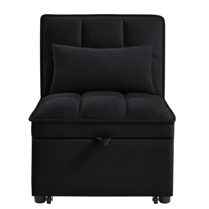 4 in1 Multi-Function Single Sofa Bed with Storage Pockets